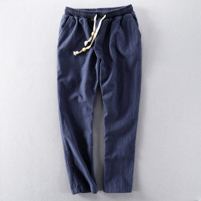 Heren Broek met Elastische Taille en Trekkoord