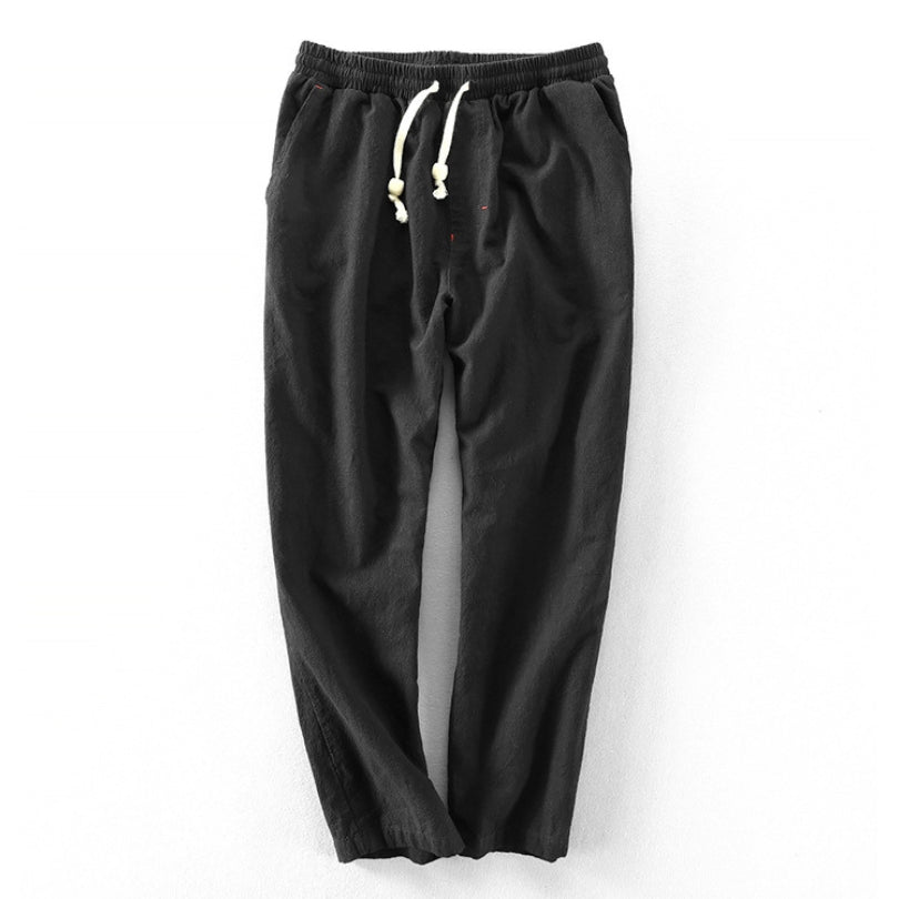 Heren Broek met Elastische Taille en Trekkoord