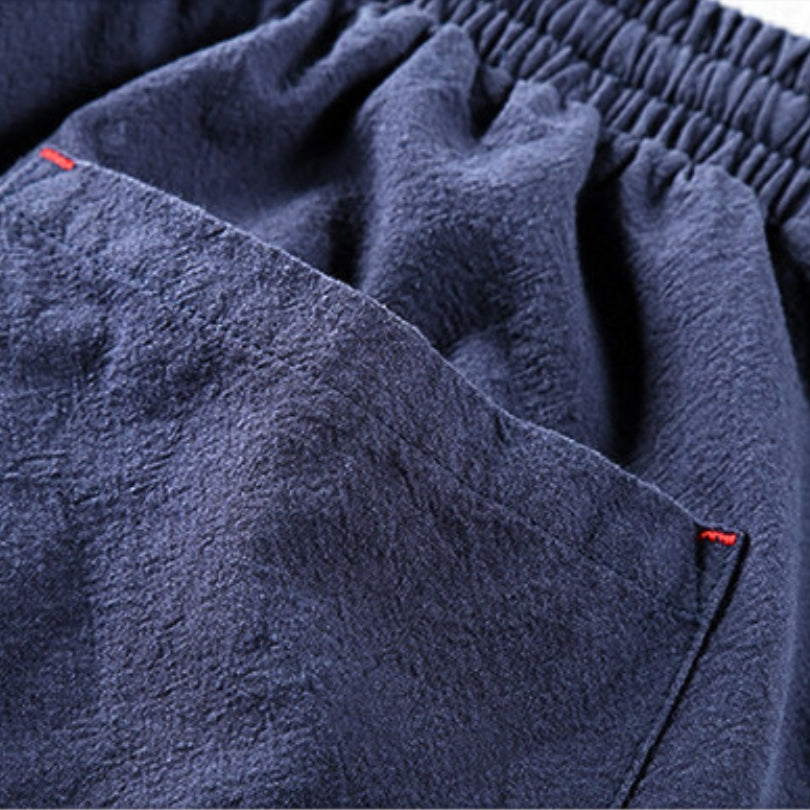 Heren Broek met Elastische Taille en Trekkoord