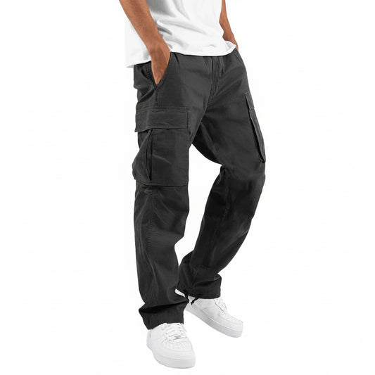 Heren Cargobroek met Elastische Taille en Trekkoord