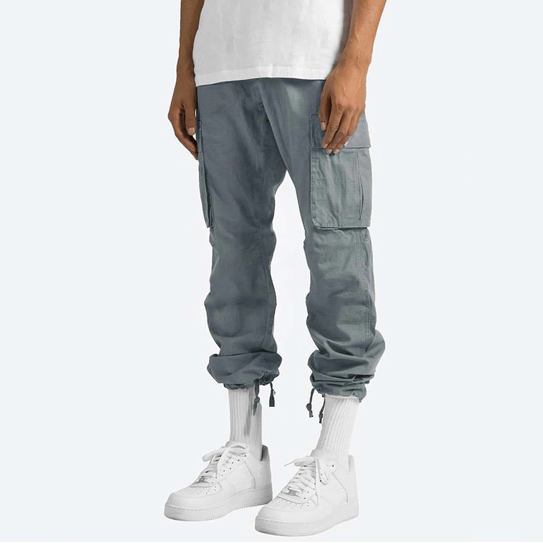 Heren Cargobroek met Elastische Taille en Trekkoord