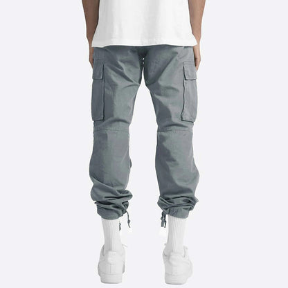 Heren Cargobroek met Elastische Taille en Trekkoord