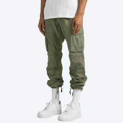 Heren Cargobroek met Elastische Taille en Trekkoord