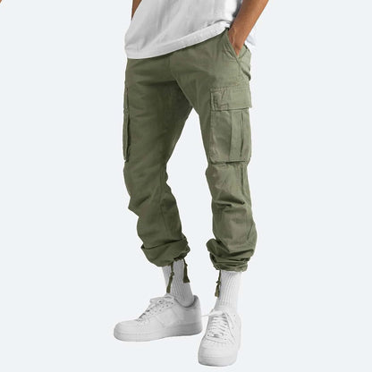 Heren Cargobroek met Elastische Taille en Trekkoord