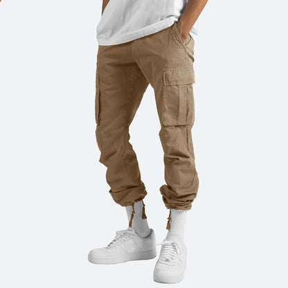 Heren Cargobroek met Elastische Taille en Trekkoord