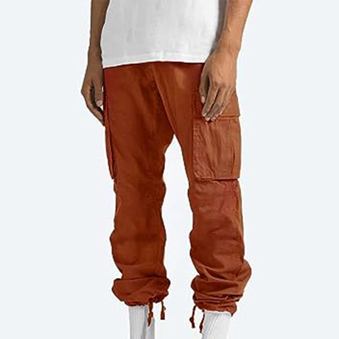Heren Cargobroek met Elastische Taille en Trekkoord