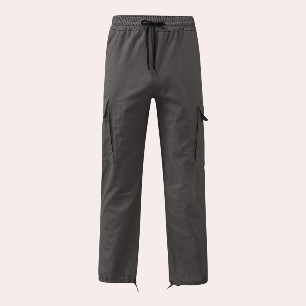 Heren Cargobroek met Elastische Taille en Trekkoord