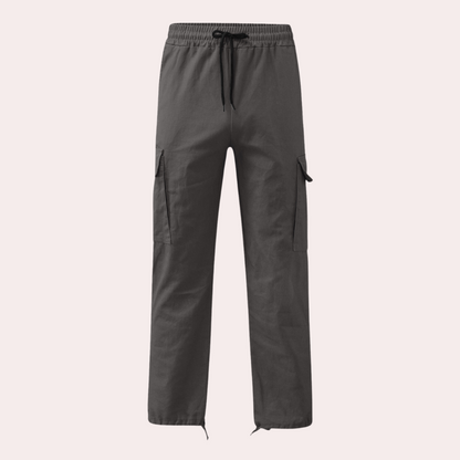 Heren Cargobroek met Elastische Taille en Trekkoord