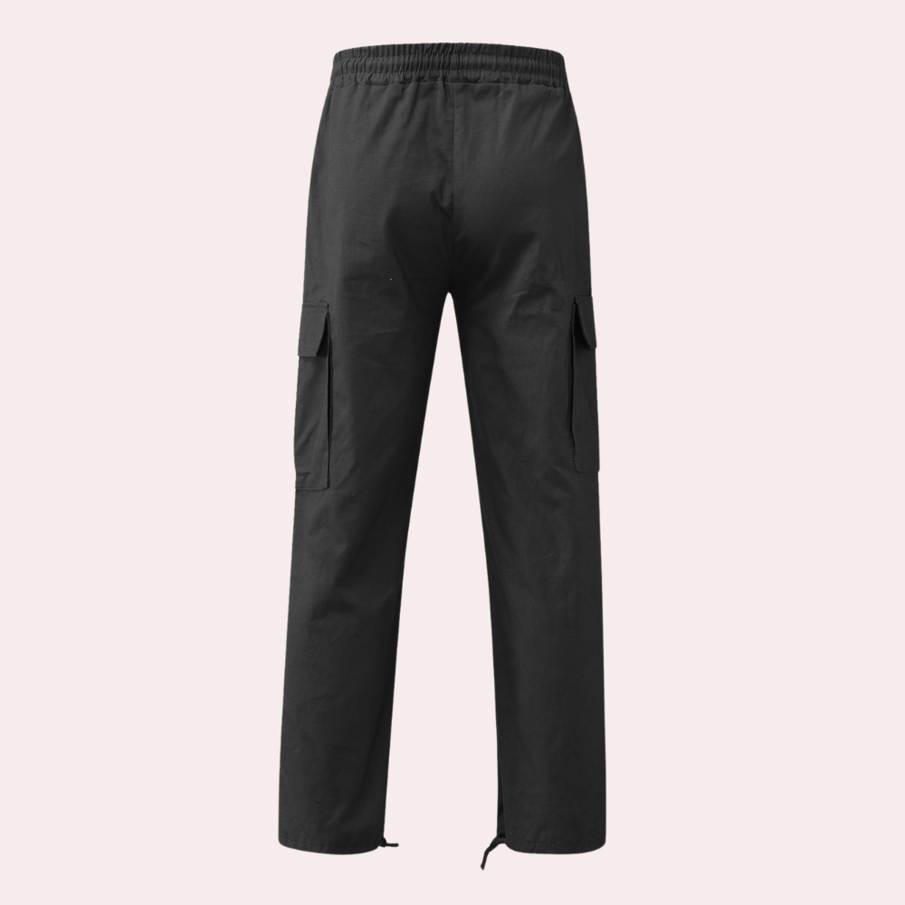 Heren Cargobroek met Elastische Taille en Trekkoord