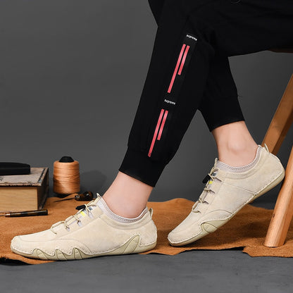 Heren Casual Loafers met Elastisch Vetersysteem