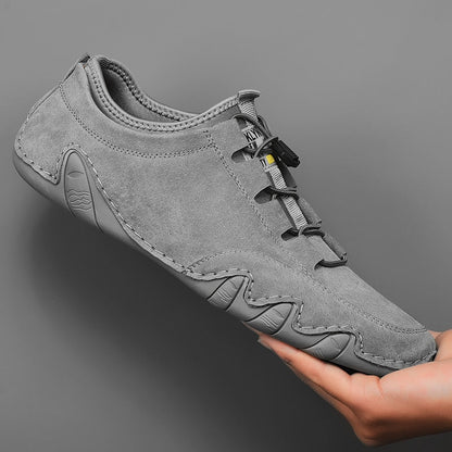 Heren Casual Loafers met Elastisch Vetersysteem