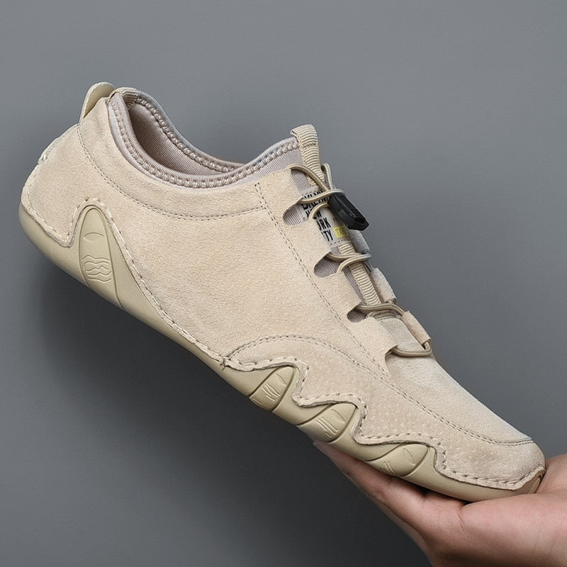 Heren Casual Loafers met Elastisch Vetersysteem