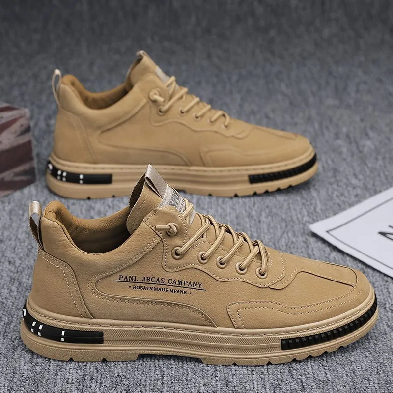 Heren Casual Sneakers met Chunky Zool en Contrastdetails