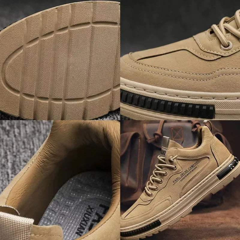 Heren Casual Sneakers met Chunky Zool en Contrastdetails