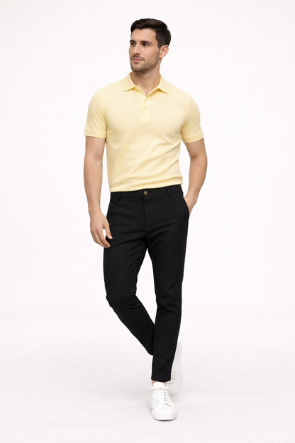 Heren Chino Broek met Rechte Snit en Regular Fit