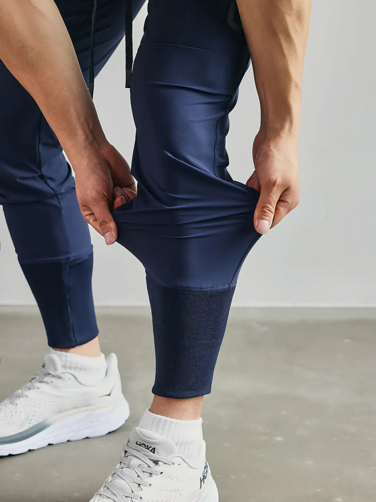 Heren Joggingbroek Slim Fit met Zijzakken en Elastische Enkelbanden