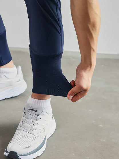 Heren Joggingbroek Slim Fit met Zijzakken en Elastische Enkelbanden