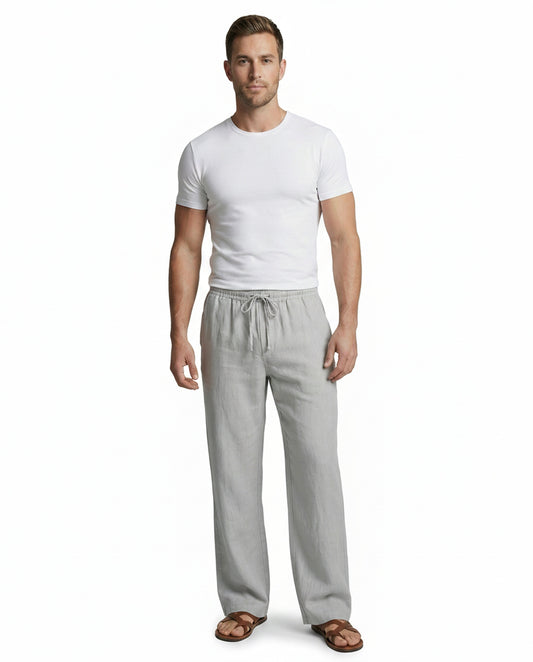 Heren Lounge Broek met Elastische Taille en Trekkoord