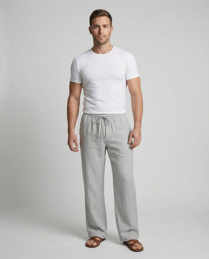 Heren Lounge Broek met Elastische Taille en Trekkoord