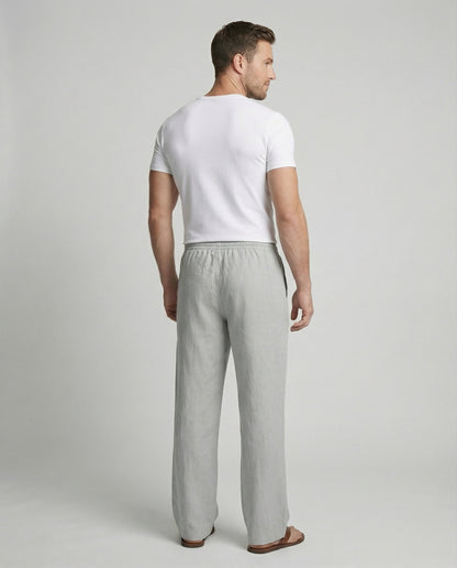 Heren Lounge Broek met Elastische Taille en Trekkoord