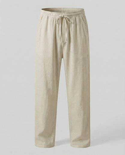 Heren Lounge Broek met Elastische Taille en Trekkoord