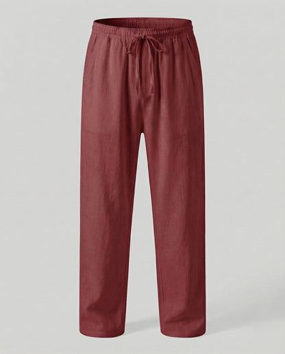 Heren Lounge Broek met Elastische Taille en Trekkoord
