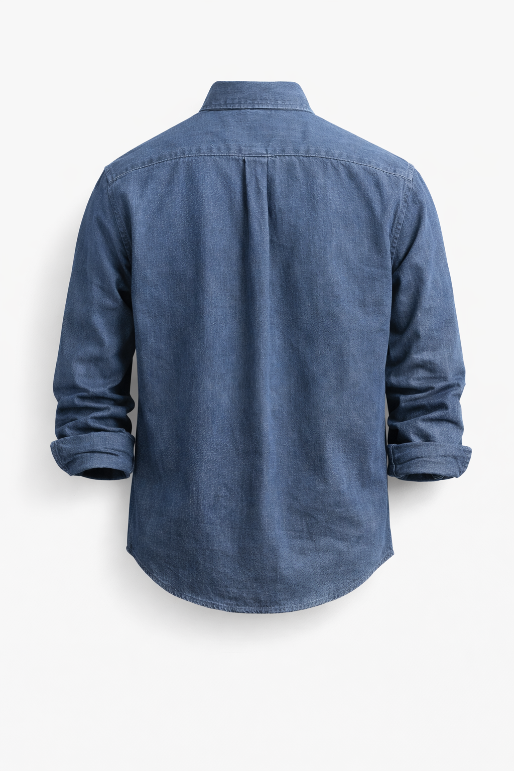 Heren Overhemd Lange Mouw met Button-down Kraag en Borstzak