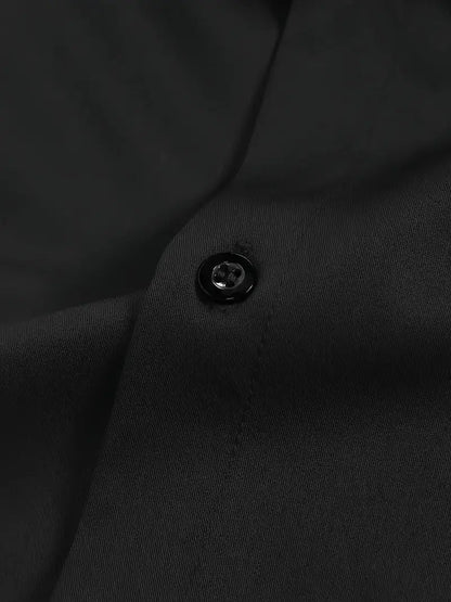 Heren Overhemd Lange Mouw met Klassieke Kraag en Slim Fit