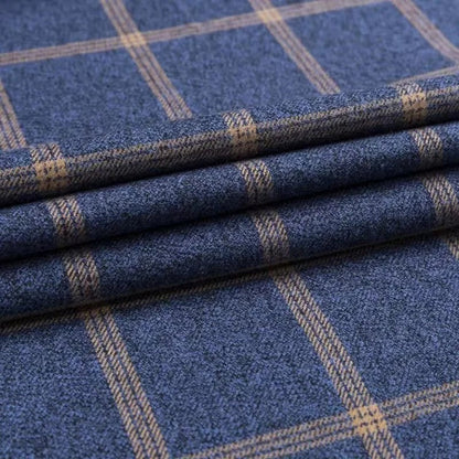 Heren Overhemd Lange Mouw met Ruitpatroon en Button-down Kraag