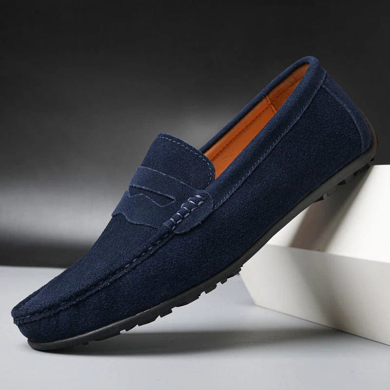 Heren Penny Loafers Slip-on met Mocassin Neus en Antislipzool