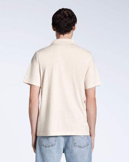 Heren Polo Korte Mouw met Open Kraag en Relaxed Fit