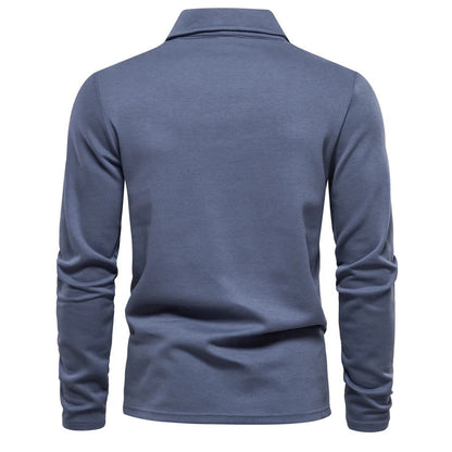 Heren Poloshirt met Lange Mouwen