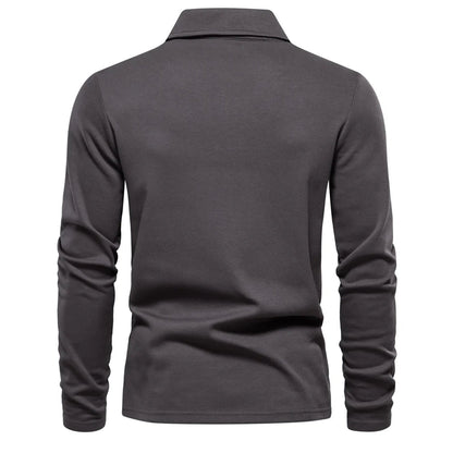 Heren Poloshirt met Lange Mouwen