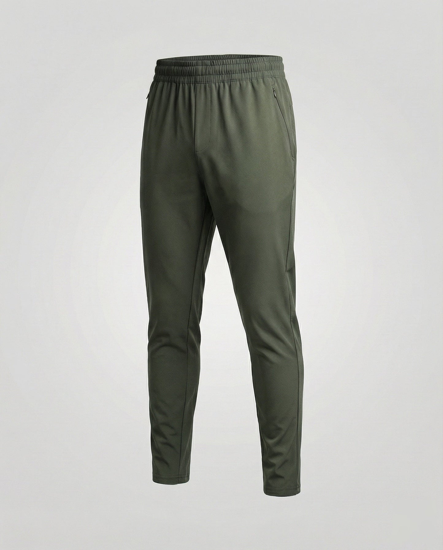 Heren Slim-fit Joggingbroek met Elastische Tailleband en Ritszakken