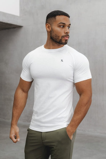 Heren T-Shirt Korte Mouw met Ronde Hals en Muscle Fit
