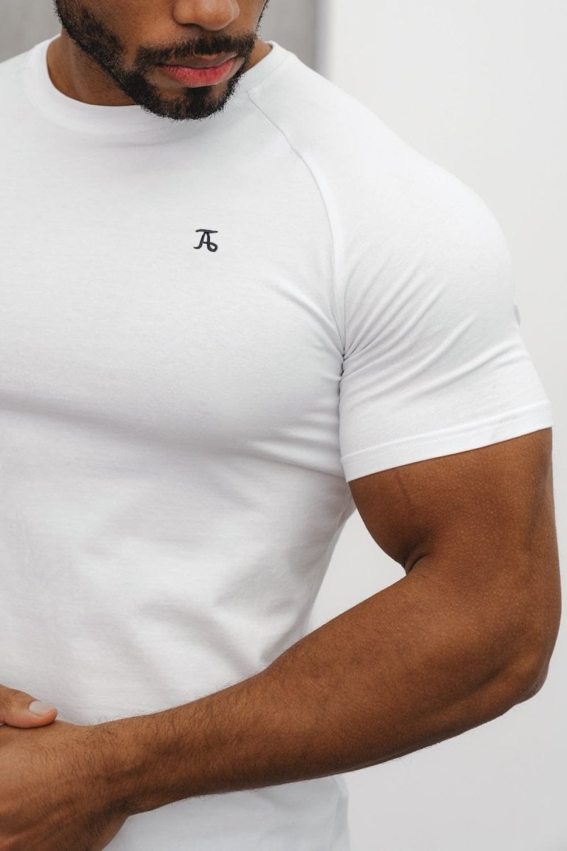 Heren T-Shirt Korte Mouw met Ronde Hals en Muscle Fit