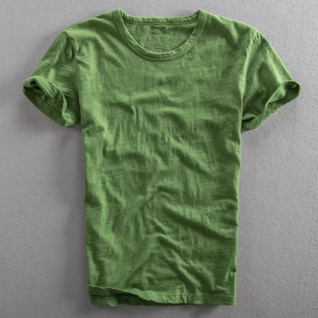 Heren T-shirt Korte Mouw met Ronde Hals en Relaxed Fit