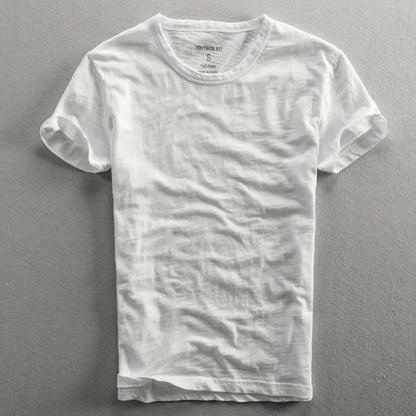 Heren T-shirt Korte Mouw met Ronde Hals en Relaxed Fit