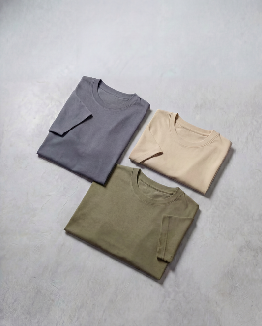 Heren T-shirt Korte Mouw met Ronde Hals Slim Fit