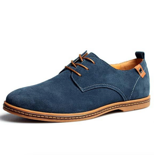 Heren Veterschoenen Klassiek met Vetersluiting Blauw