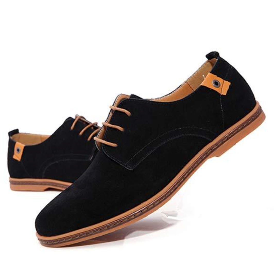 Heren Veterschoenen Klassiek met Vetersluiting Zwart