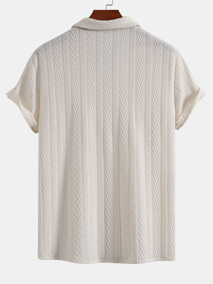 Heren Zomerset met Shirt Korte Mouw en Broek met Trekkoord