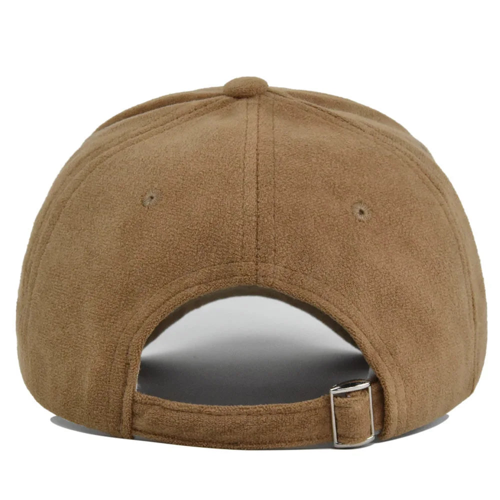 Baseballpet Verstelbaar met Faux Suede Afwerking