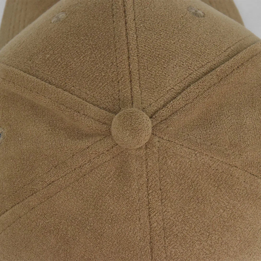 Baseballpet Verstelbaar met Faux Suede Afwerking